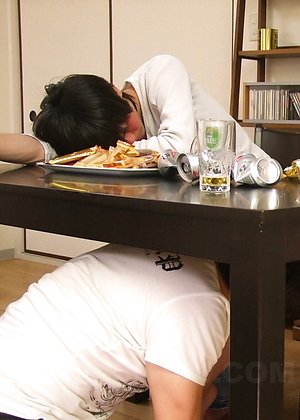 fuck, hairy pussy, hitomi okubo, pussy licking, upskirt, 