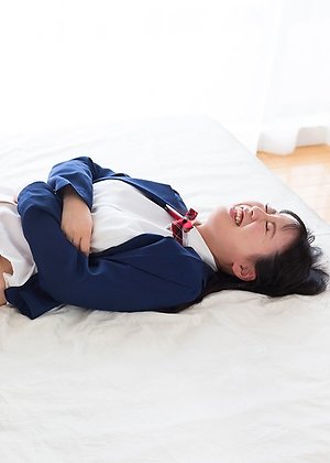 booty, cum in legs, hairy pussy, handjob, oiled, panties, schoolgirls, teen, upskirt, yuka shirayuki, 